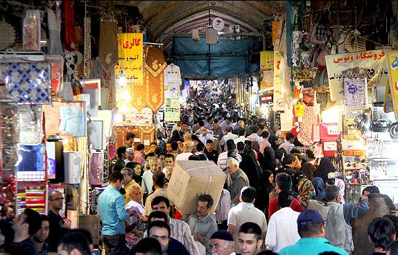 مانور عملیاتی حریق ناشی از زلزله در بازار تهران