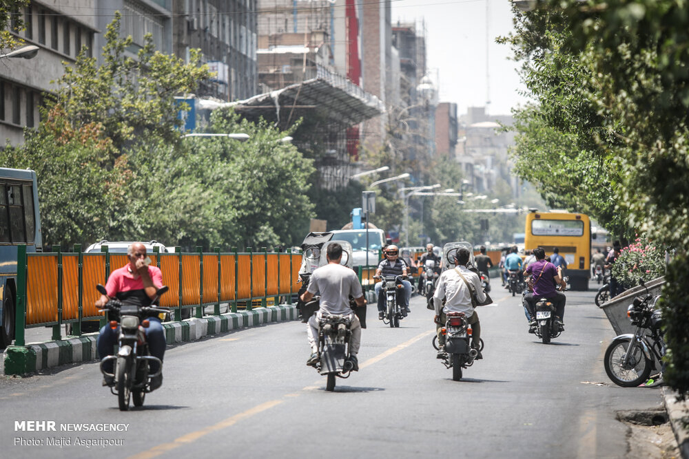 آمار تصادفات موتورسیکلت سواران در پایتخت