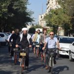 دوچرخه سواری امام جمعه کن در سه شنبه های بدون خودرو