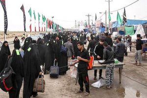 ارائه خدمات به زائران حسینی از تهران تا مهران
