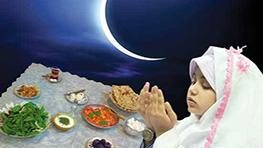 افطاری ۱۱۰ دختر روزه اولی در آستان مقدس امامزاده حسن(ع)