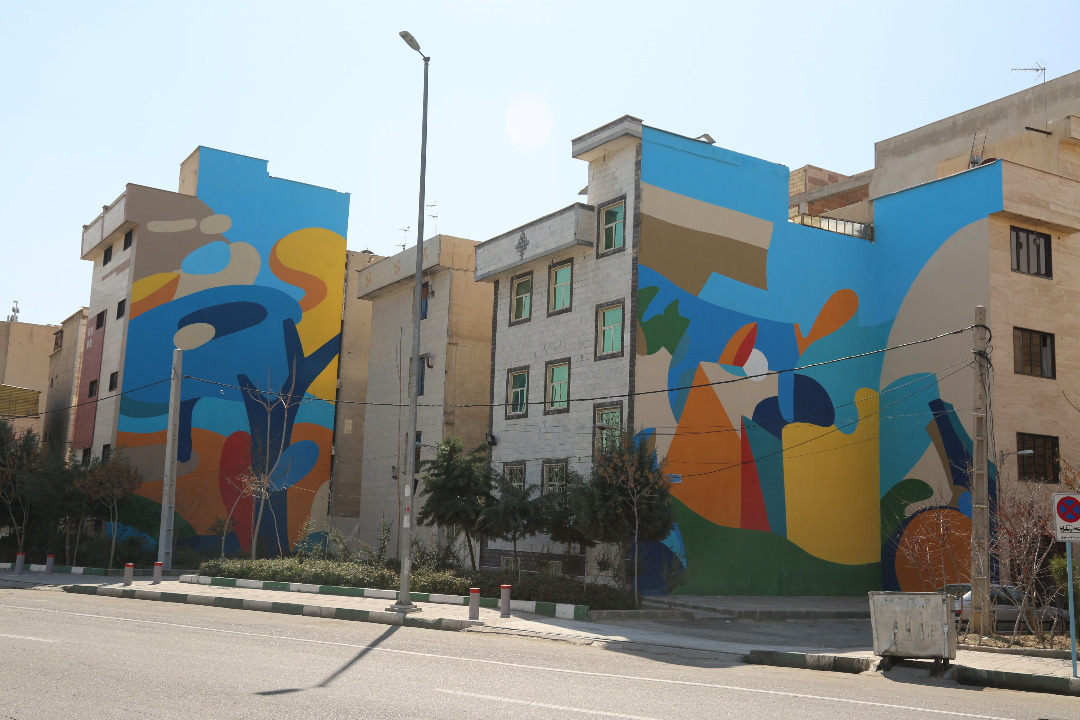 نقاشی های دیواری در محله های قدیمی تهران