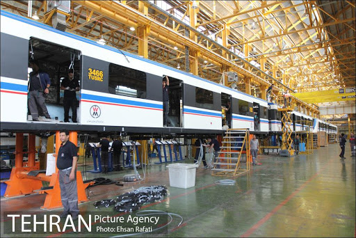 آماده به کار شدن دو رام قطار درون شهری برای متروی تهران