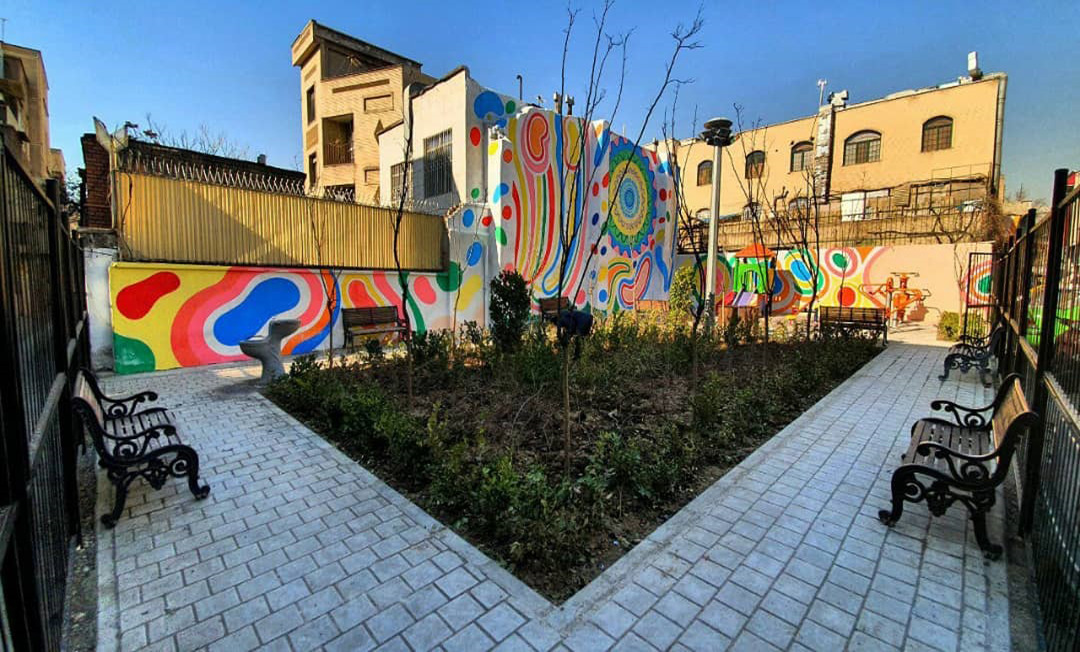 تبدیل فضای بی‌دفاع شهری به بوستان «شهدای سلامت»