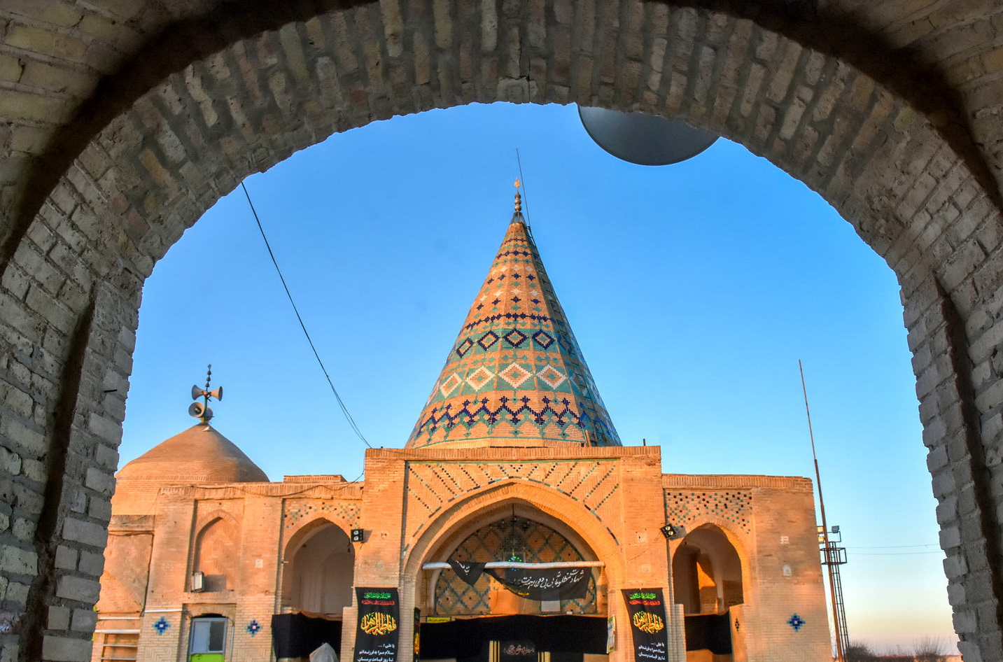 مرمت بنای تاریخی امامزاده حوا خاتون موت ‌آباد