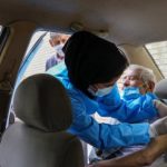 افتتاح سایت خودرویی واکسیناسیون کرونا در جنوب غرب تهران