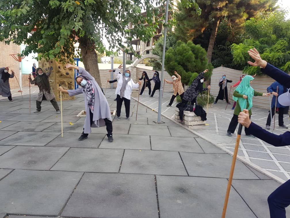برگزاری رقابت های نشاط سالمندی در منطقه ۱۷ تهران