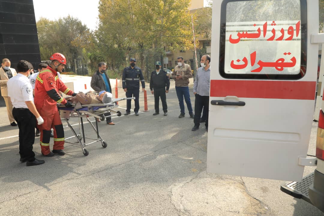 برگزاری مانور پدافند غیر عامل در منطقه ۲ تهران