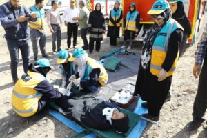 آموزش های امدادی برای شهروندان منطقه ۲ تهران