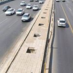 بهسازی رفیوژ میانی بزرگراه شهید چمران