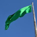 اهتزاز ابرپرچم علوی در میدان قمر بنی‌هاشم(ع) تهران
