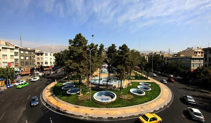 نوسازی حوضچه‌های میدان هفت‌حوض با حفظ هویت بصری
